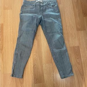 Striped Joe’s Jean with ankle zipper. Size 27